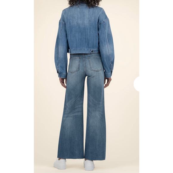 KUT FROM THE KLOTH® Luna Jacket size small women’s Jean jacket (new) - Picture 4 of 9